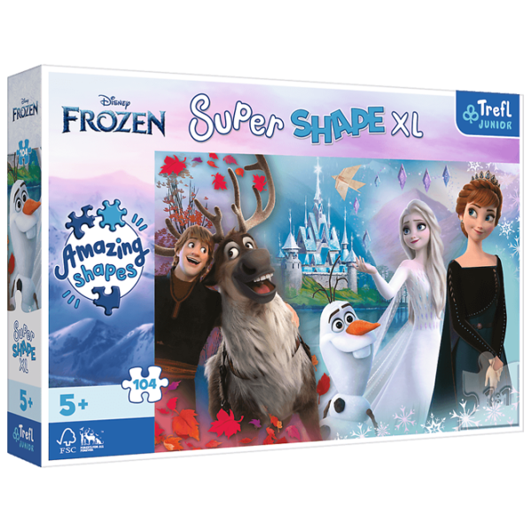 Пазл 2D Trefl Disney Frozen 5+/ Количество деталей: 104 photo 1 Пазл 2D Trefl Disney Frozen 5+/ Количество деталей: 104 photo 1