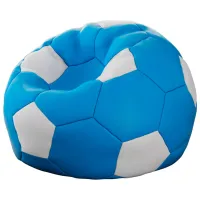 Кресла мешки Bean Bag Mirjan24 Ksante Кожа/ Полиэстер/ Синий