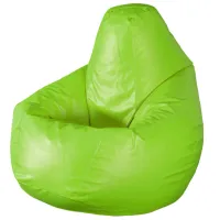 Кресла мешки Bean Bag BB BM0563 L ЭКО Кожа/ Пенополистирол/ Ярко-зелёный