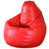 Кресла мешки Bean Bag BB BM0564 L ЭКО Кожа/ Пенополистирол/ Красный