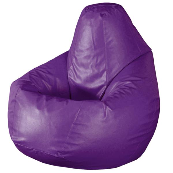 Fotoliu Bean Bag BB BM0562 L ECO Piele/ Polistiren expandat/ Violet photo 1
