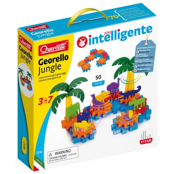 Constructor Quercetti Georello Jungle Mecanică/ Multicolor photo 1
