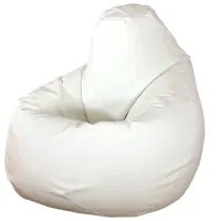 Кресла мешки Bean Bag BB BM0579 XL ЭКО Кожа/ Пенополистирол/ Белый