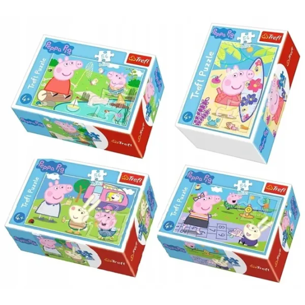 Puzzle 2D Trefl Happy day of Peppa Pig 4+/ Numărul de piese: 54 photo 1