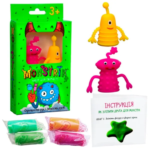 Креативный набор Strateg Monstrik 71823 3+/ Разноцветный Разноцветный photo 1