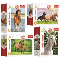 Пазл 2D Trefl The world of horses 4+/ Количество деталей: 54