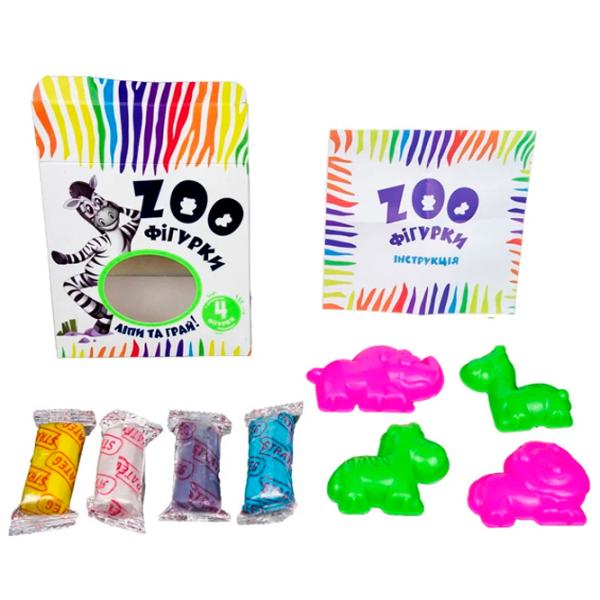 Креативный набор Strateg ZOO фигуры 32059 3+/ Разноцветный Разноцветный photo 1