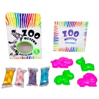 Креативный набор Strateg ZOO фигуры 32059 3+/ Разноцветный Разноцветный