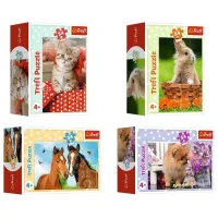 Пазл 2D Trefl Lovely animals 4+/ Количество деталей: 54