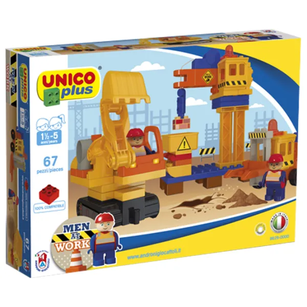 Конструктор Unico Plus AG 8626-0000 Строители/ Разноцветный photo 1
