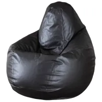 Кресла мешки Bean Bag BB BM0504 XXL ЭКО Кожа/ Пенополистирол/ Черный