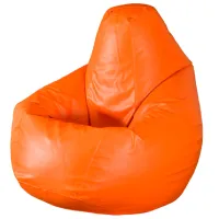 Кресла мешки Bean Bag BB BM0472 XXL ЭКО Кожа/ Пенополистирол/ Оранжевый