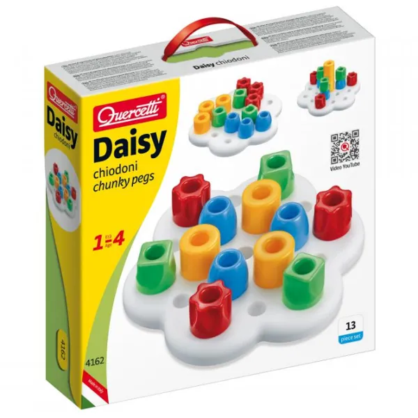 Constructor pentru copii Quercetti GeoKid Daisy Basic Mosaic/ Multicolor photo 1