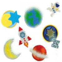 Set de creație SES Glow in the dark universe 06302 5+/ Multicolor