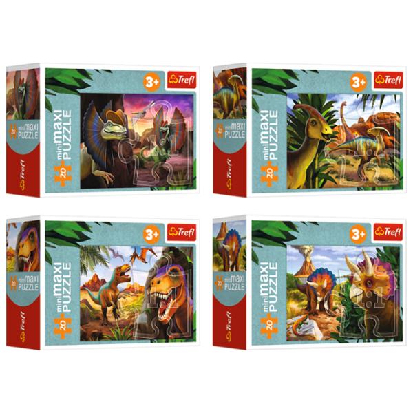 Пазл 2D Trefl World of dinosaurs 3+/ Количество деталей: 20 photo 1 Пазл 2D Trefl World of dinosaurs 3+/ Количество деталей: 20 photo 1