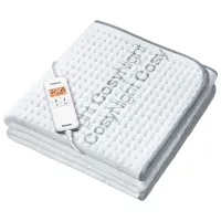 Электрическое одеяло Beurer UB190 55 Вт/ Cotton, флис/ Белый