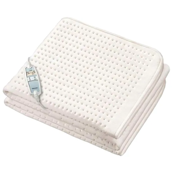 Pătură electrică Beurer UB100 60 W/ Flis/ White photo 1