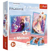 Пазл 2D Trefl 2 in 1 A mysterious land 3+/ Количество деталей: 78