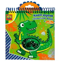 Креативный набор SES Magic Sequins Colouring Book 00116S 3+/ Разноцветный