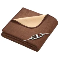 Электрическое одеяло Beurer HD100 150 Вт/ Плюш/ Коричневый