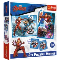Пазл 2D Trefl 2 in 1 Heroes in the action 3+/ Количество деталей: 78