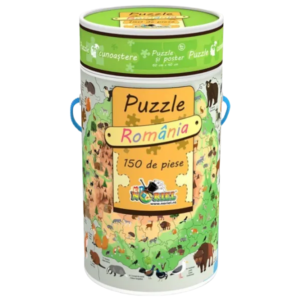 Puzzle 2D Noriel The Romanian Map 6+/ Numărul de piese: 150 photo 1 Puzzle 2D Noriel The Romanian Map 6+/ Numărul de piese: 150 photo 1