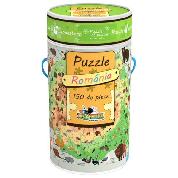 Puzzle 2D Noriel The Romanian Map 6+/ Numărul de piese: 150 photo 1 Puzzle 2D Noriel The Romanian Map 6+/ Numărul de piese: 150 photo 1