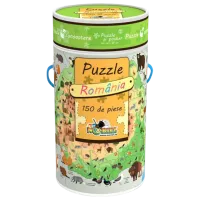 Пазл 2D Noriel The Romanian Map 6+/ Количество деталей: 150