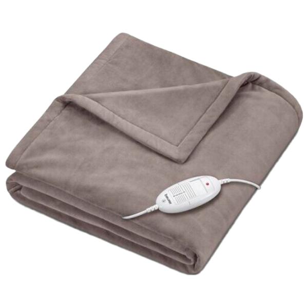 Pătură electrică Beurer HD75 Cosy 100 W/ Flis/ Taupe photo 1