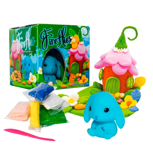 Креативный набор Strateg Fireflies Зайчонок 30410 3+/ Разноцветный Разноцветный photo 1