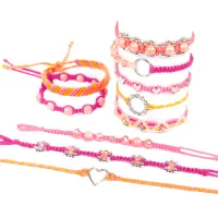 Set de creație Make It Real Macrame Friendship Bracelets 1318M  8+ / Multicolor Multicolor