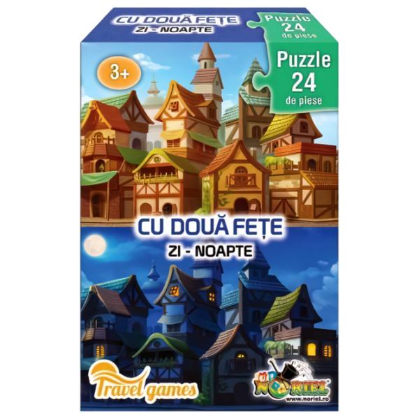 Puzzle 2D Noriel Ziua si noaptea 3+/ Numărul de piese: 24 photo 1 Puzzle 2D Noriel Ziua si noaptea 3+/ Numărul de piese: 24 photo 1