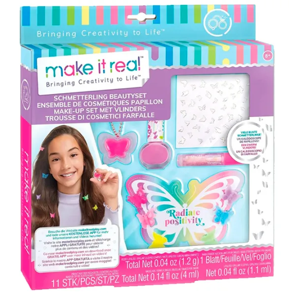 Set de creație Make It Real Butterfly Dreams Cosmetic Set 2326M 8+/ Multicolor Multicolor photo 1