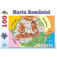 Пазл 2D Noriel Карта Румынии 3+/ Количество деталей: 100