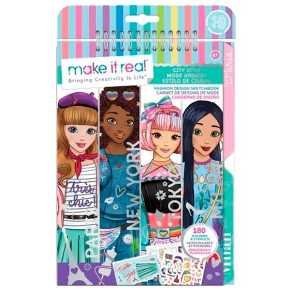 Set de creație Make It Real Fashion Design Sketchbook: City Style 3207M 6+/ Multicolor Multicolor photo 1 Set de creație Make It Real Fashion Design Sketchbook: City Style 3207M 6+/ Multicolor Multicolor photo 1