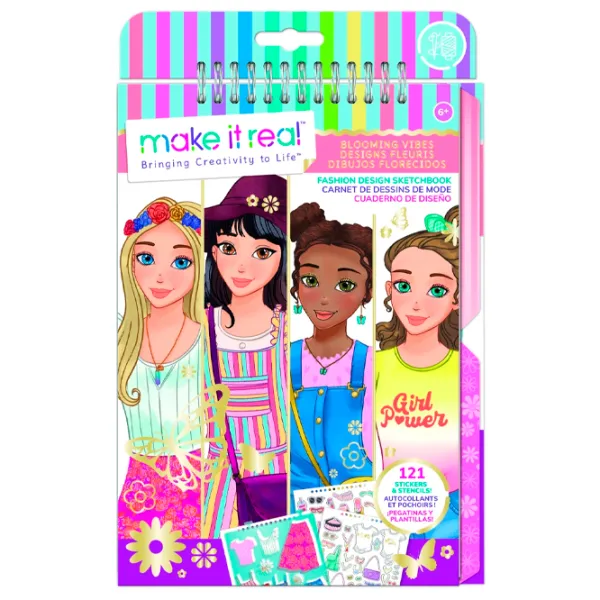 Set de creație Make It Real Love & Daisies Sketchbook 3209M 6+/ Multicolor Multicolor photo 1