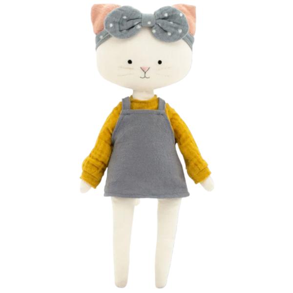 Jucărie moale Orange Toys Cotti Motti Christy the Cat 4752218014404 0+/ White photo 1 Jucărie moale Orange Toys Cotti Motti Christy the Cat 4752218014404 0+/ White photo 1