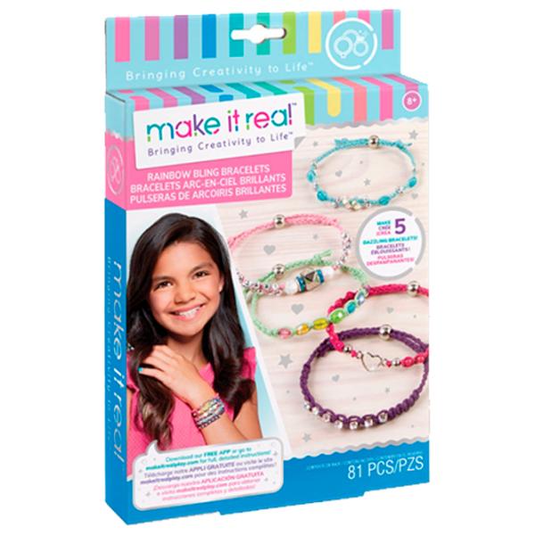 Set de creație Make It Real Rainbow Bling Bracelets 1206M  8+ / Multicolor Multicolor photo 1 Set de creație Make It Real Rainbow Bling Bracelets 1206M  8+ / Multicolor Multicolor photo 1