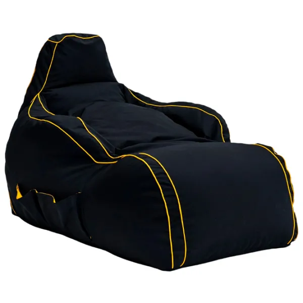 Fotoliu Bean Bag BB BM5820 XXL Stofă/ Polistiren expandat/ Yellow photo 1