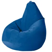 Fotoliu Bean Bag BB BM5829 L Velur/ Polistiren expandat/ Blue