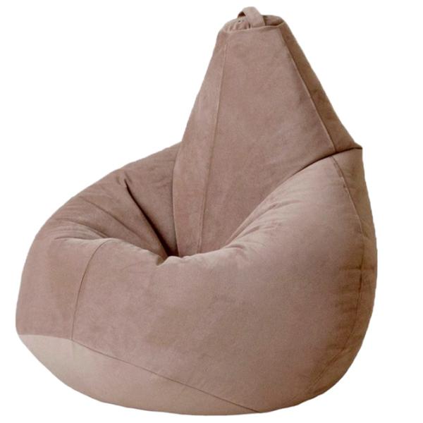 Fotoliu Bean Bag BB BM5842 XL Velur/ Polistiren expandat/ Beige photo 1