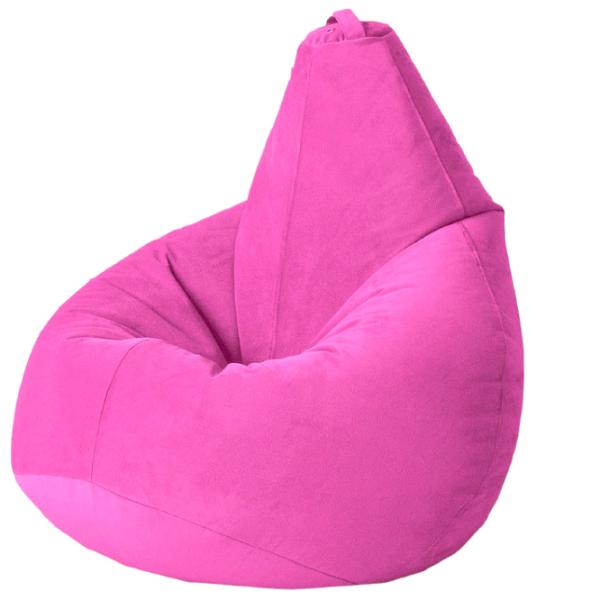 Fotoliu Bean Bag BB BM5844 XL Velur/ Polistiren expandat/ Pink photo 1