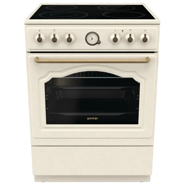 Плита Gorenje GECS6B70CLI Электрическая/ Бежевый/ Бронзовый photo 1 Плита Gorenje GECS6B70CLI Электрическая/ Бежевый/ Бронзовый photo 1
