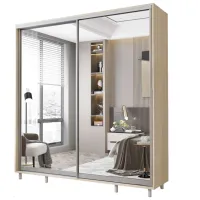 Гардероб Раздвижной Mobildor-Lux Aron S 2000 3025 200 x 60см x 220 / ЛДСП / Дуб Сонома