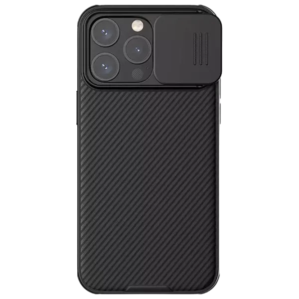 Husă pentru smartphone Apple iPhone 15 Pro Nillkin/ Back/ PC/ Black photo 1