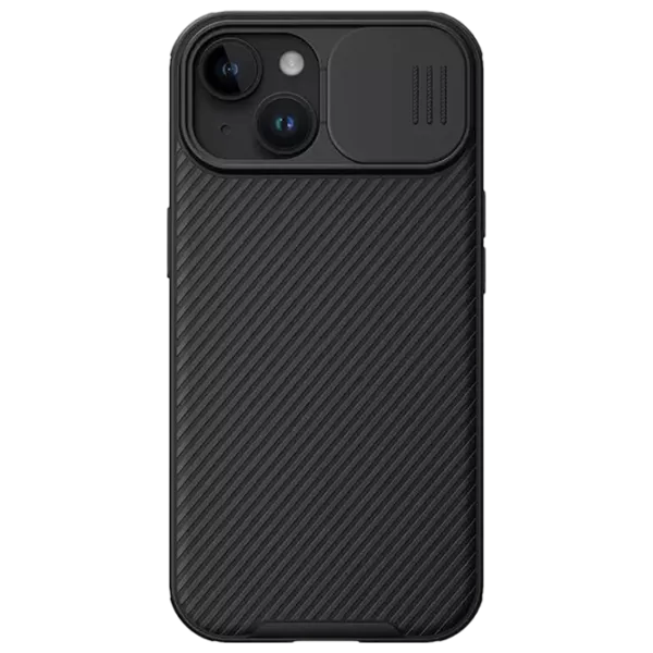 Чехол для смартфона Apple iPhone 15 Nillkin/ Back/ PC/ Черный photo 1 Чехол для смартфона Apple iPhone 15 Nillkin/ Back/ PC/ Черный photo 1