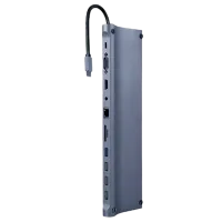 Adapter Cablexpert A-CM-COMBO11-01 USB Type-C/ Gray