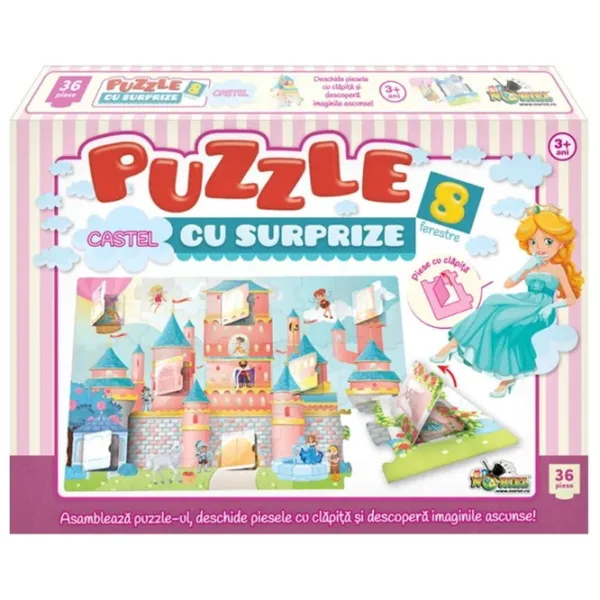 Puzzle 2D Noriel Castel cu surprize 3+/ Numărul de piese: 36 photo 1 Puzzle 2D Noriel Castel cu surprize 3+/ Numărul de piese: 36 photo 1
