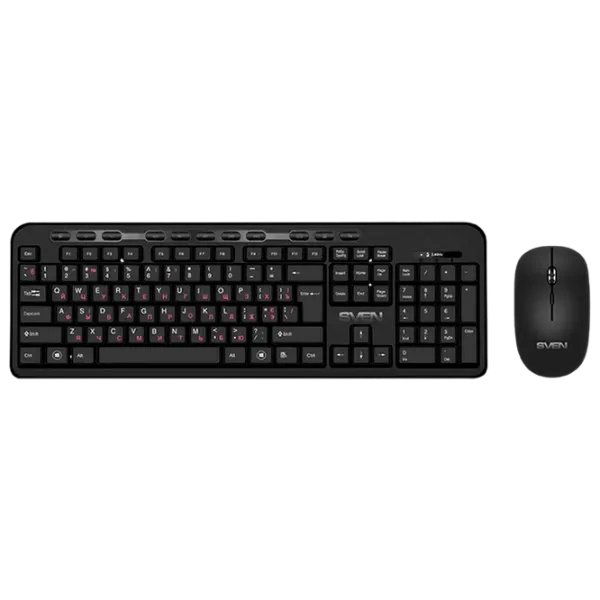 Tastatura & Mouse Sven KB-C3200W Fără fir/ Black photo 1