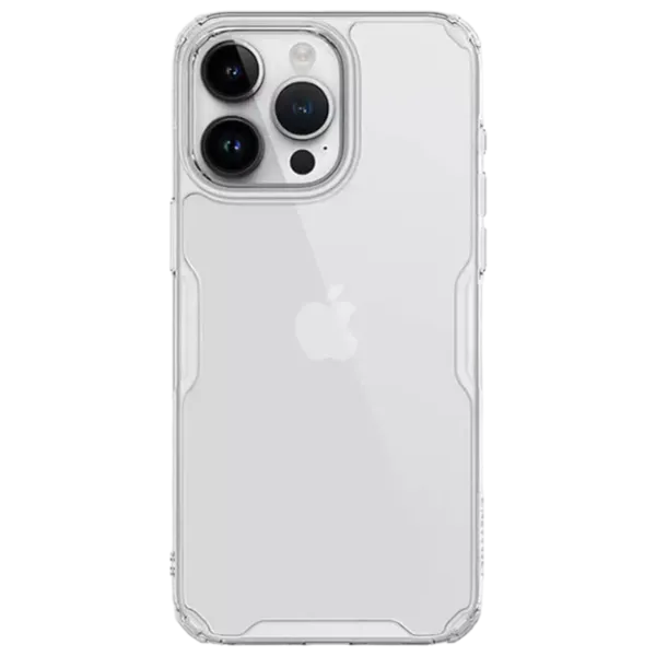 Husă pentru smartphone Apple iPhone 15 Pro Nillkin/ Back/ TPU/ PC/ White Transparent photo 1